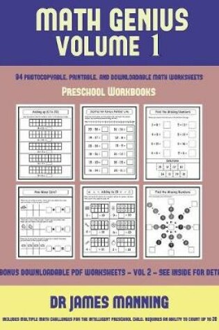 Cover of Preschool Workbooks (Math Genius Vol 1)