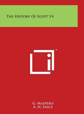 Book cover for The History Of Egypt V4