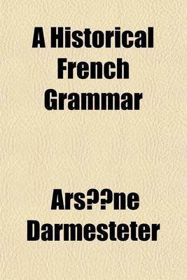 Book cover for A Historical French Grammar Volume 2