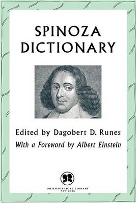 Book cover for Spinoza Dictionary