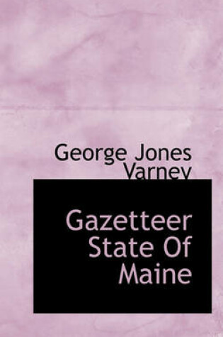 Cover of Gazetteer State of Maine