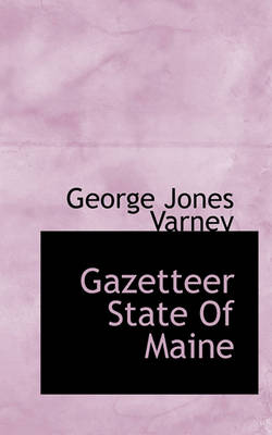 Book cover for Gazetteer State of Maine