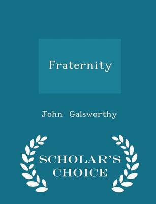 Book cover for Fraternity - Scholar's Choice Edition