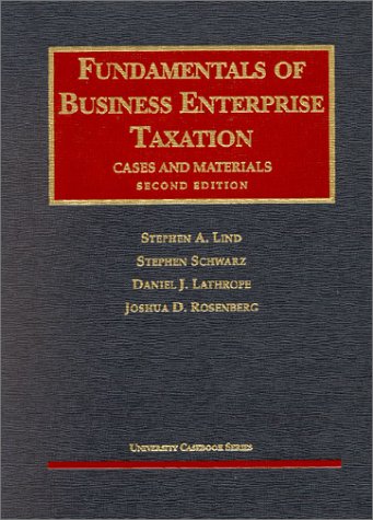 Cover of Fundamentals of Business Enterprise Taxation