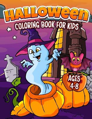 Book cover for Halloween Coloring Book