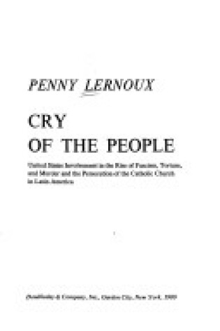 Cover of Cry of the People