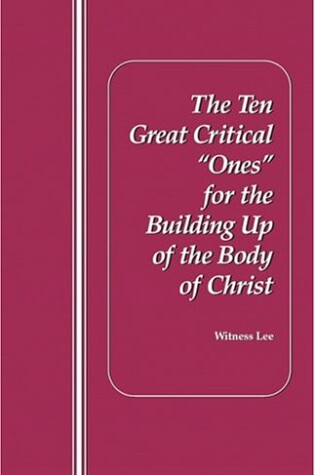 Cover of The Ten Great Critical Ones