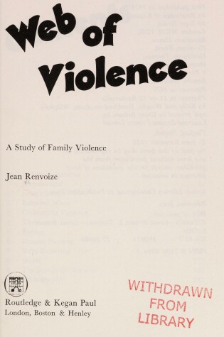 Cover of Web of Violence