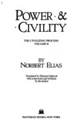 Cover of Power & Civility