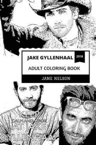 Cover of Jake Gyllenhaal Adult Coloring Book