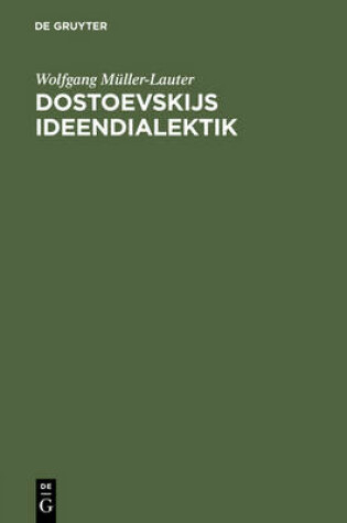 Cover of Dostoevskijs Ideendialektik