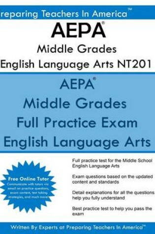 Cover of Aepa Middle Grades English Language Arts Nt201