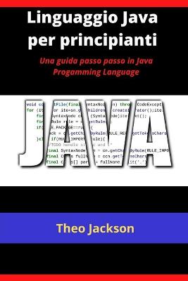 Book cover for Linguaggio Java per principianti