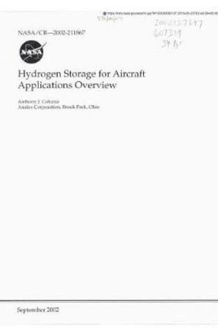 Cover of Hydrogen Storage for Aircraft Applications Overview