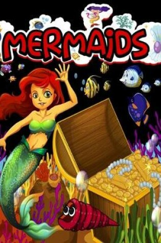 Cover of Mermaid Colouring Books For Adults