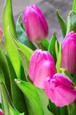 Book cover for Pink Tulips of Spring in a Vase Journal