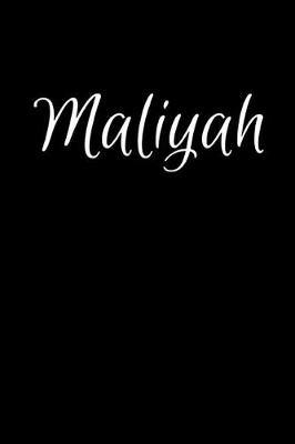 Book cover for Maliyah