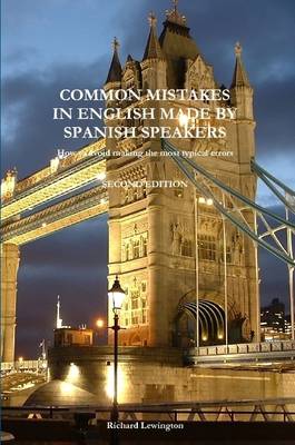 Book cover for Common Mistakes in English Made by Spanish Speakers