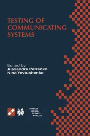 Cover of Testing of Communicating Systems