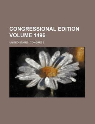 Book cover for Congressional Edition Volume 1496