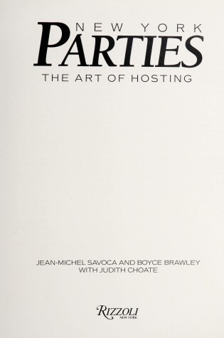 Cover of New York Parties