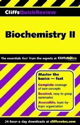 Book cover for Cliffsquickreview Biochemistry II