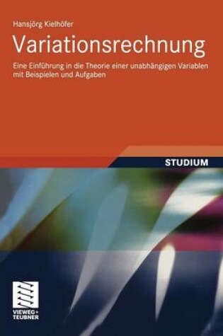 Cover of Variationsrechnung