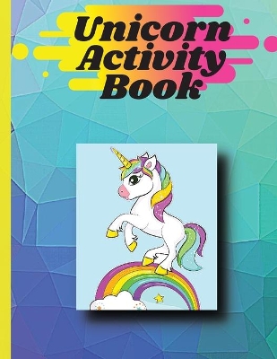 Book cover for Unicorn activity book