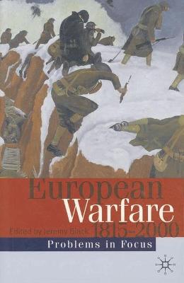 Book cover for European Warfare 1815-2000