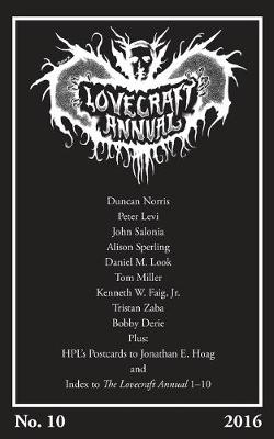 Book cover for Lovecraft Annual No. 10 (2016)