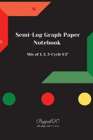 Cover of Semi-Log Graph Paper Notebook