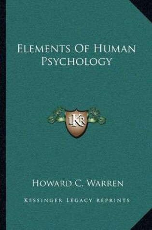 Cover of Elements of Human Psychology