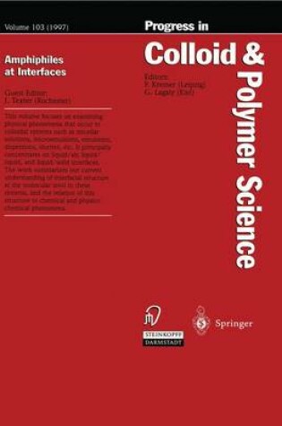 Cover of Amphiphiles at Interfaces