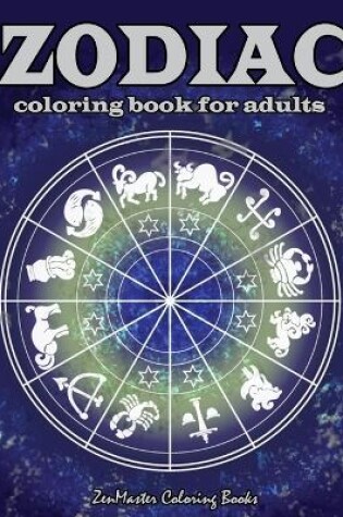 Cover of Zodiac Adult Coloring Book