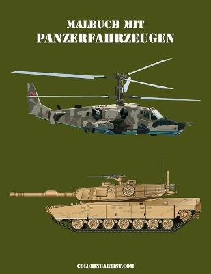 Book cover for Malbuch mit Panzerfahrzeugen 2