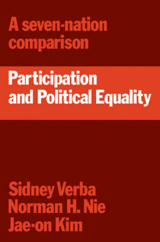 Cover of Participation and Political Equality
