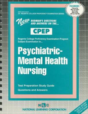 Book cover for PSYCHIATRIC - MENTAL HEALTH NURSING