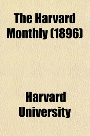 Cover of The Harvard Monthly (Volume 21-22)