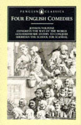 Book cover for Four English Comedies of the 17th and 18th Centuries