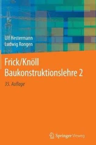 Cover of Frick/Knoell Baukonstruktionslehre 2