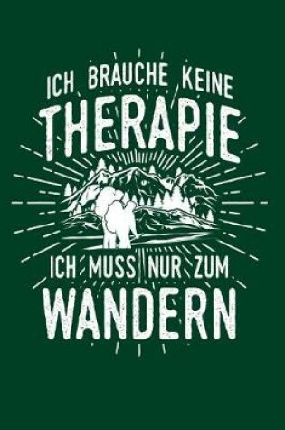 Cover of Therapie? Lieber Wandern