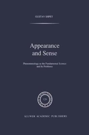 Cover of Appearance and Sense