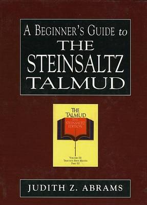 Book cover for Beginner's Guide to the Steinsaltz Talmud