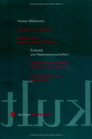 Cover of Die Natur Der Kulturen