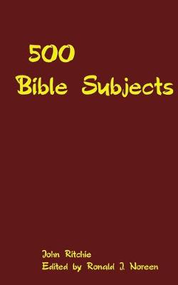 Book cover for 500 Bible Subjects