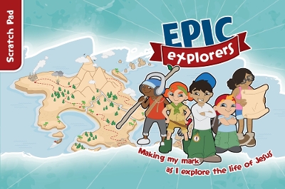 Book cover for Epic Explorers Scratch Pad