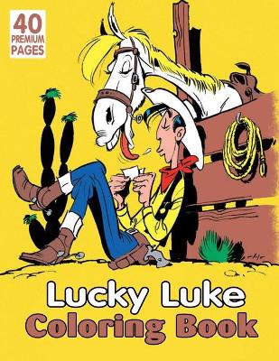 Book cover for Lucky Luke Coloring Book