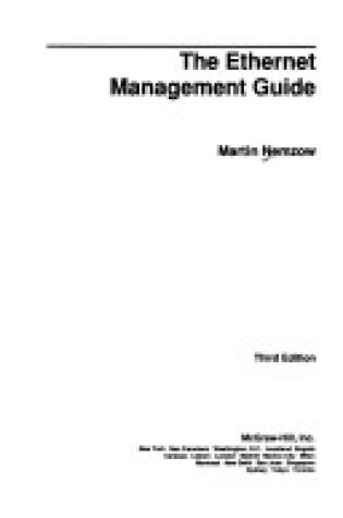 Cover of Ethernet Management Guide