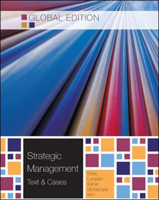 Book cover for Strategic Management: Creating Competitive Advantages