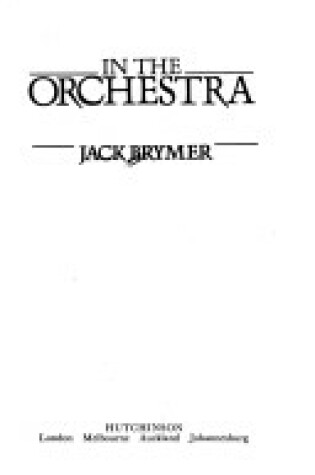 Cover of In the Orchestra